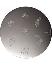KONAD - Stamping Nail Art - Image Plate M39