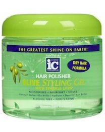 Fantasia IC Hair Polisher Styling Gel Olive with Sparkle Lites 