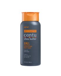 Cantu Men’s Collection 3 in 1 Shampoo, Conditioner, and Body Wash - 13.5oz / 400ml