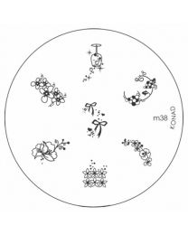 KONAD - Stamping Nail Art - Image Plate M38