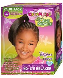 African Pride Dream Kids Olive Miracle Relaxer Regular Value Pack
