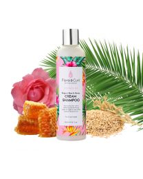 Flora & Curl - HYDRATE ME Organic Rose & Honey Cream Shampoo - 10.1oz / 300ml
