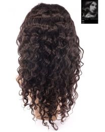 Virgin Remi Human Hair - Front Full Lace Wig - Deep Wave style - Real Super Quality !