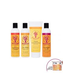 Jessicurl - Collections Confident - Product Collection for Dry Coils 4 x 8oz - No-Fragrance