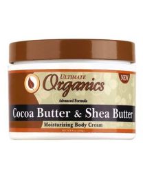 Africas Best Ultimate Organics Cocoa Butter & Shea Butter Moisturizing Body Cream 