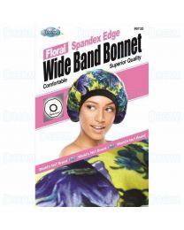 Dream World   WOMENS SATIN WIDE BAND BONNET Design