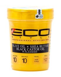 Eco Styler Olive Oil and Shea Butter Black Castor Oil and Flaxseed 