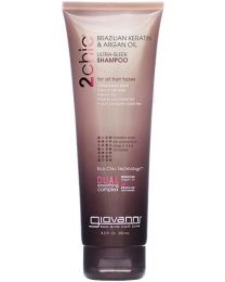 Giovanni Cosmetics 2Chic Keratin & Argan Oil Ultra Sleek Shampoo 