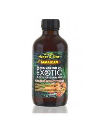 Jamaican Mango & Lime - Black Castor Oil  Mongongo & Cotton Tee   4 oz