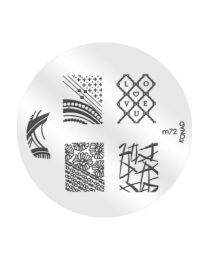 KONAD - Stamping Nail Art - Image Plate M72