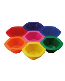 Comair 7-piece Dye Bowl Set Rainbow