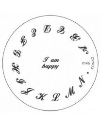 KONAD - Stamping Nail Art - Image Plate M46
